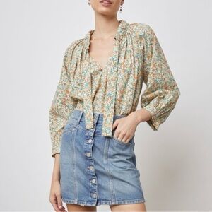 Rails Amal Top in Cassia Floral Blouse - Size Medium